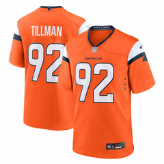 Nike Dondrea Tillman Denver Broncos Team Game Jersey Orange