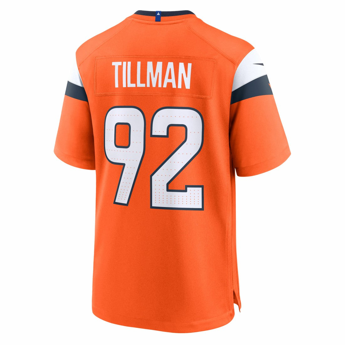 Nike Dondrea Tillman Denver Broncos Team Game Jersey Orange