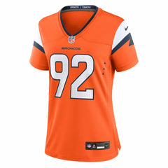 Nike Dondrea Tillman Denver Broncos Women's Team Game Jersey Orange