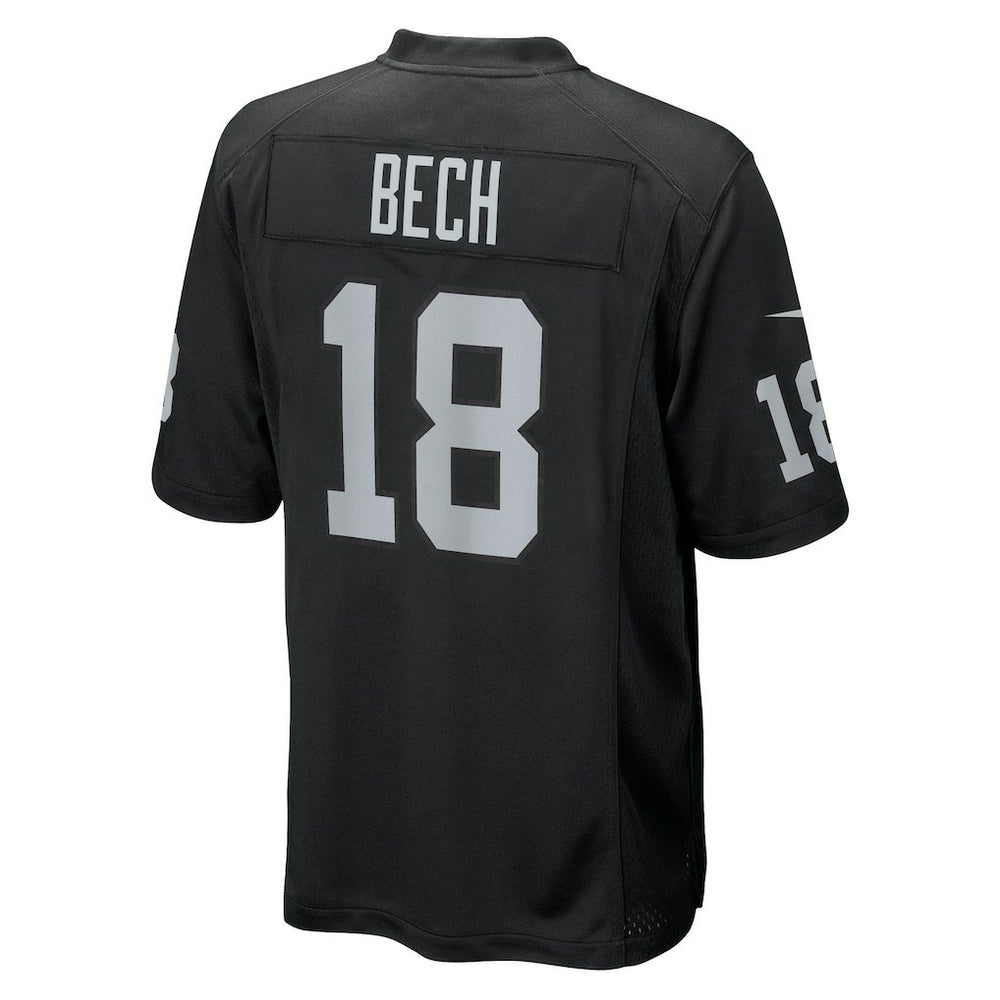 Nike Jack Bech Las Vegas Raiders Team Game Jersey Black