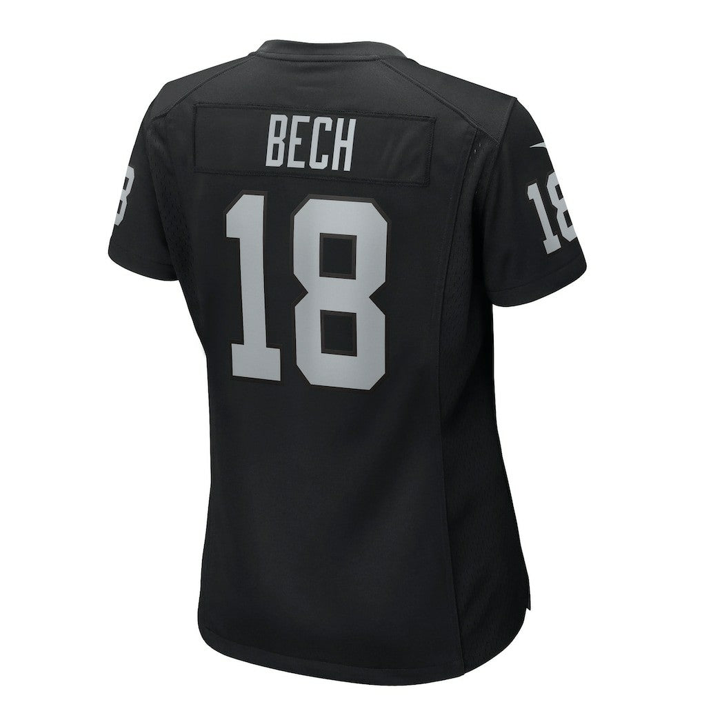 Nike Jack Bech Las Vegas Raiders Women's Team Game Jersey Black