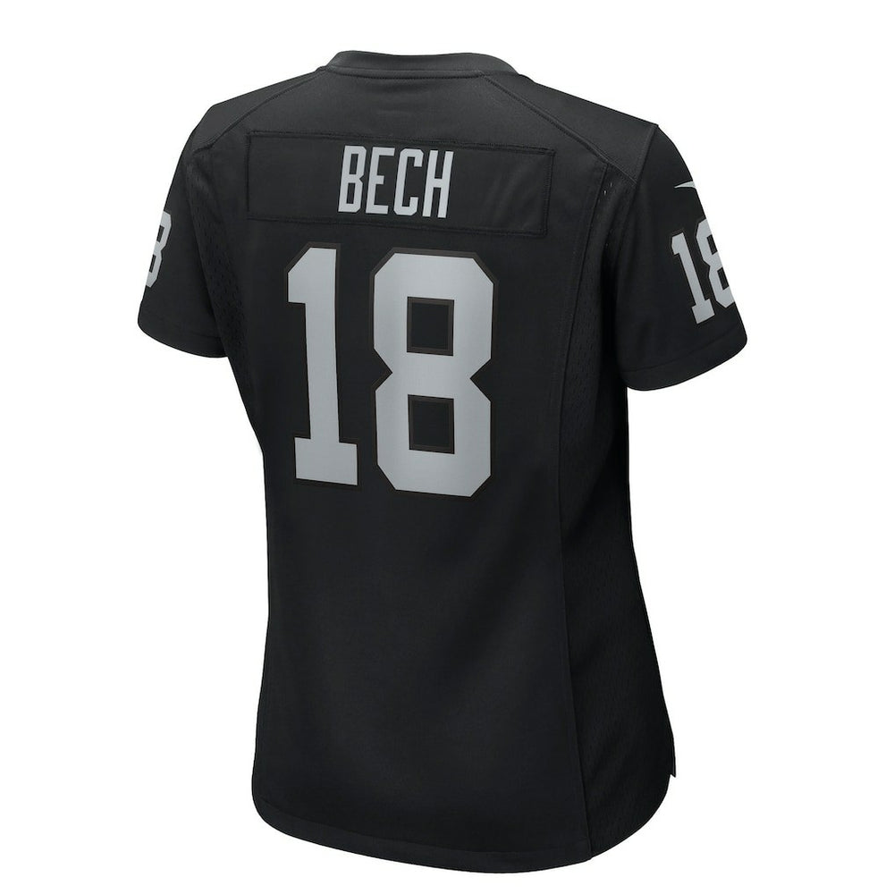 Nike Jack Bech Las Vegas Raiders Women's Team Game Jersey Black