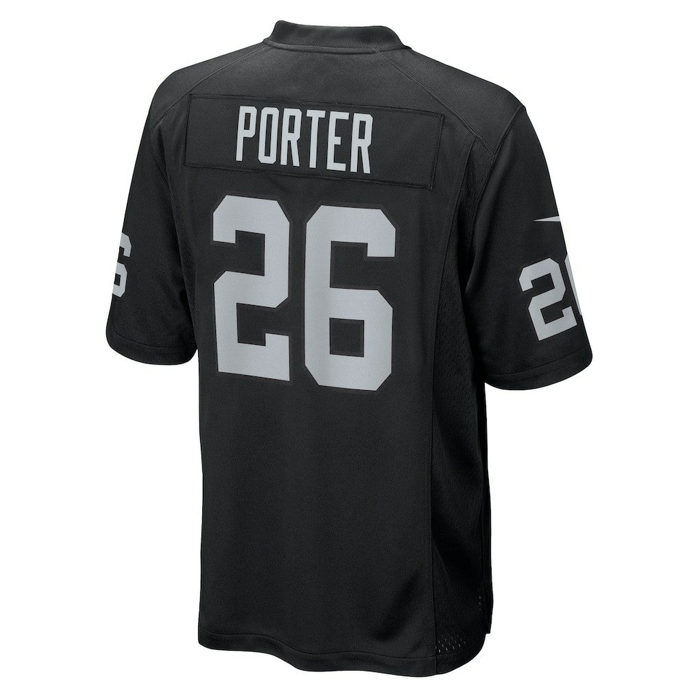 Nike Darien Porter Las Vegas Raiders Team Game Jersey Black