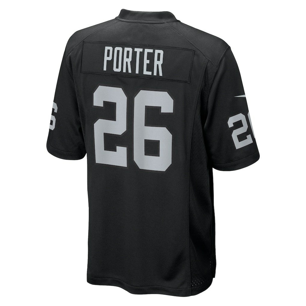 Nike Darien Porter Las Vegas Raiders Team Game Jersey Black