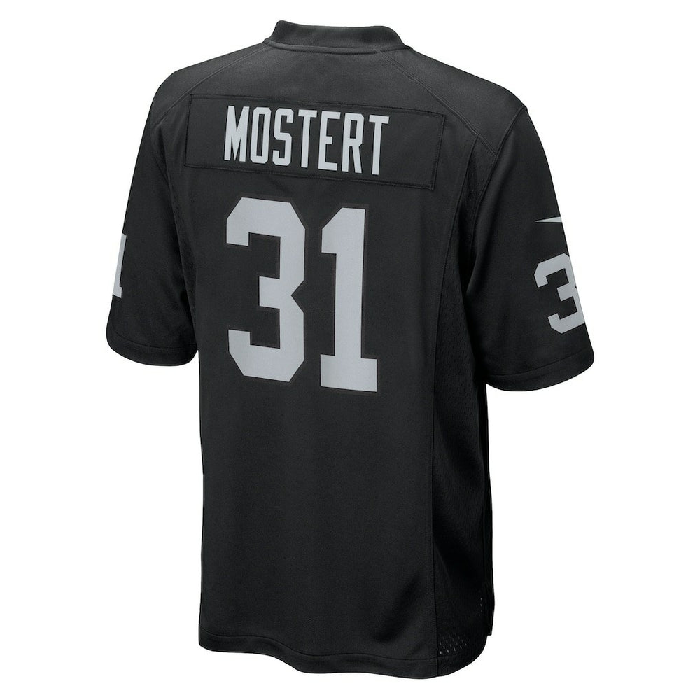 Nike Raheem Mostert Las Vegas Raiders Team Game Jersey Black