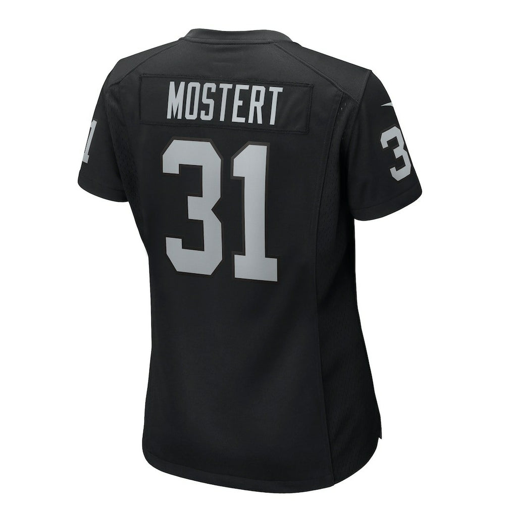 Nike Raheem Mostert Las Vegas Raiders Women's Team Game Jersey Black
