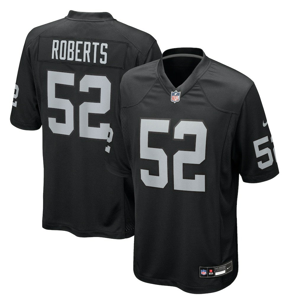 Nike Elandon Roberts Las Vegas Raiders Team Game Jersey Black