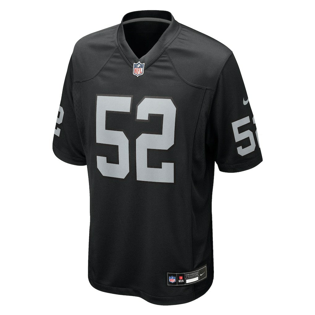 Nike Elandon Roberts Las Vegas Raiders Team Game Jersey Black