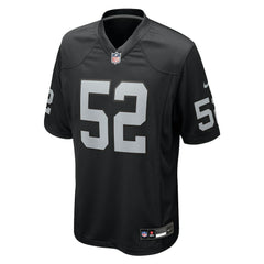 Nike Elandon Roberts Las Vegas Raiders Team Game Jersey Black