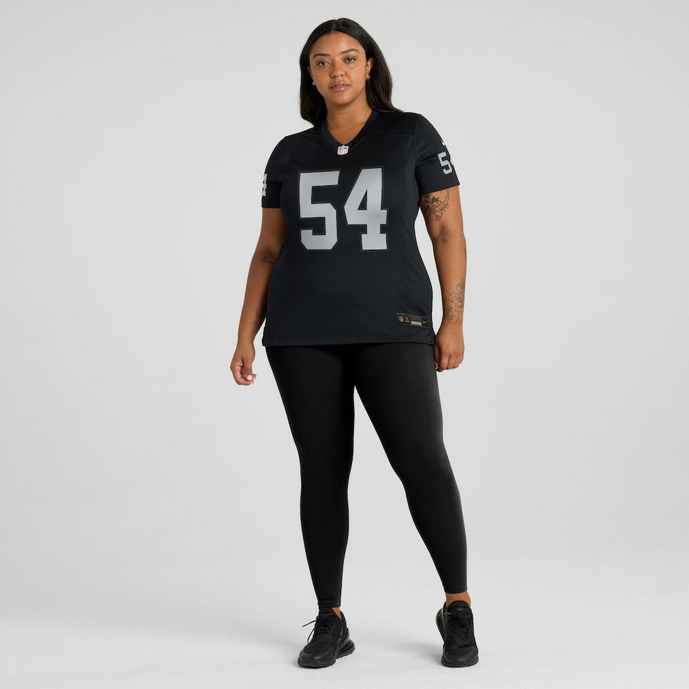 Nike Brennan Jackson Las Vegas Raiders Women's Team Game Jersey Black
