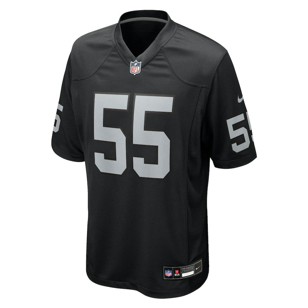 Nike Cody Lindenberg Las Vegas Raiders Team Game Jersey Black