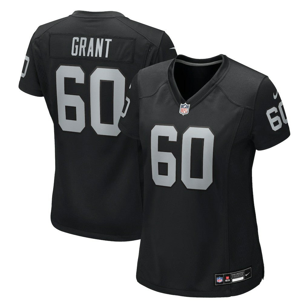 Nike Charles Grant Las Vegas Raiders Women's Team Game Jersey Black