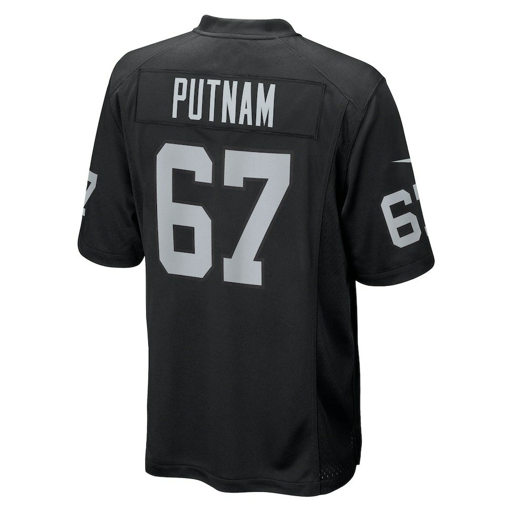 Nike Will Putnam Las Vegas Raiders Team Game Jersey Black