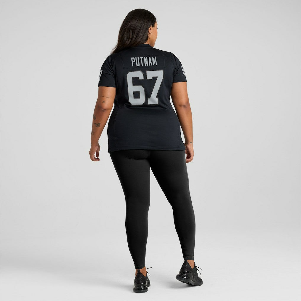 Nike Will Putnam Las Vegas Raiders Women's Team Game Jersey Black