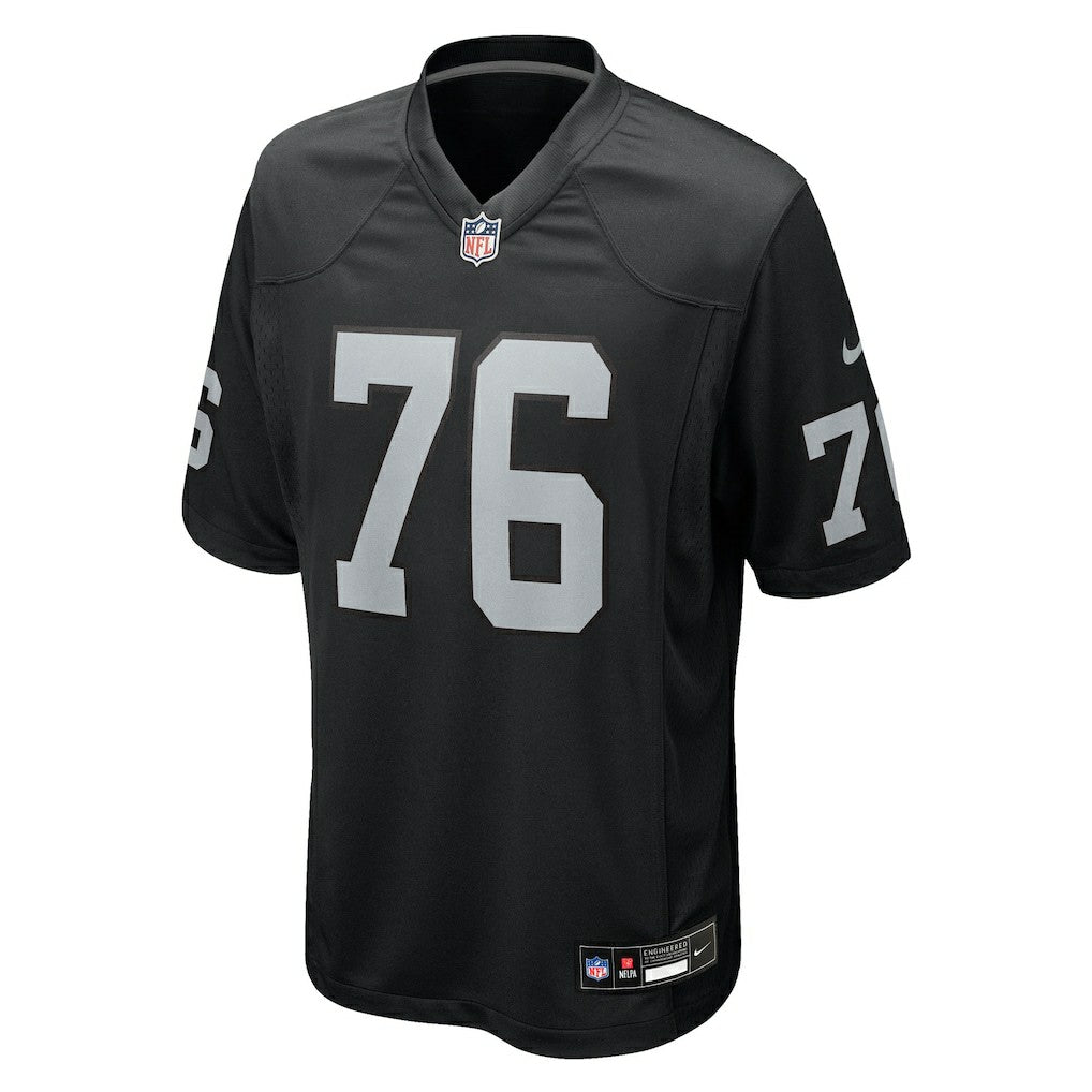 Nike Caleb Rogers Las Vegas Raiders Team Game Jersey Black