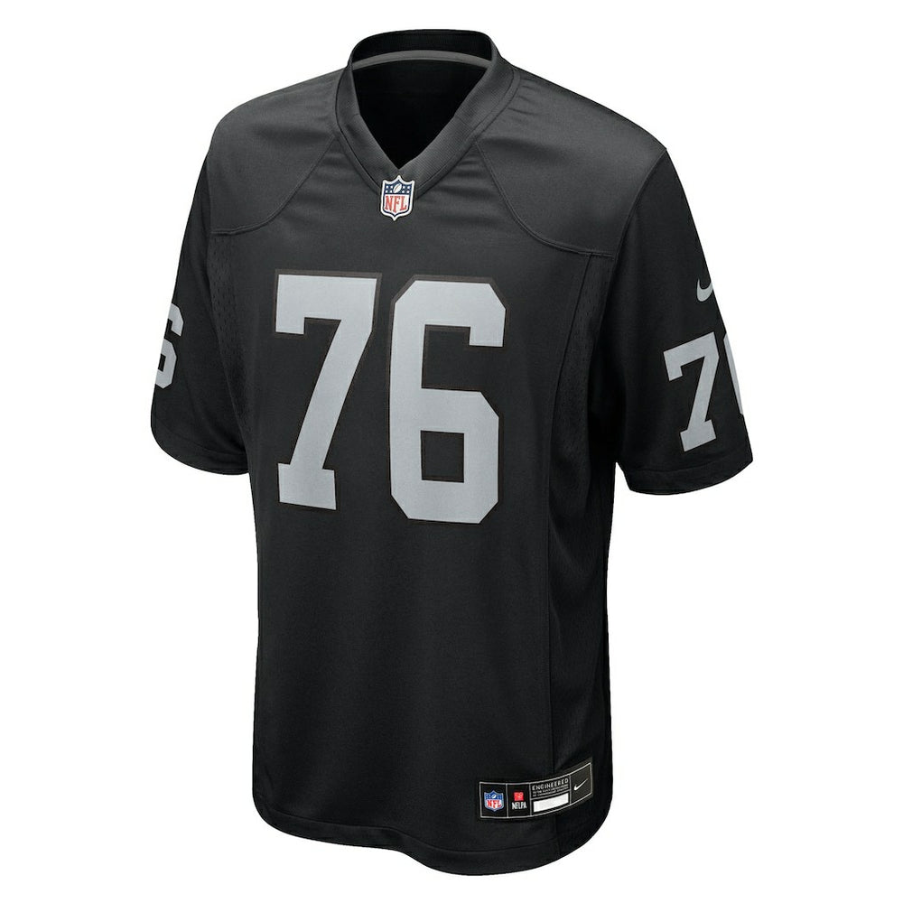 Nike Caleb Rogers Las Vegas Raiders Team Game Jersey Black
