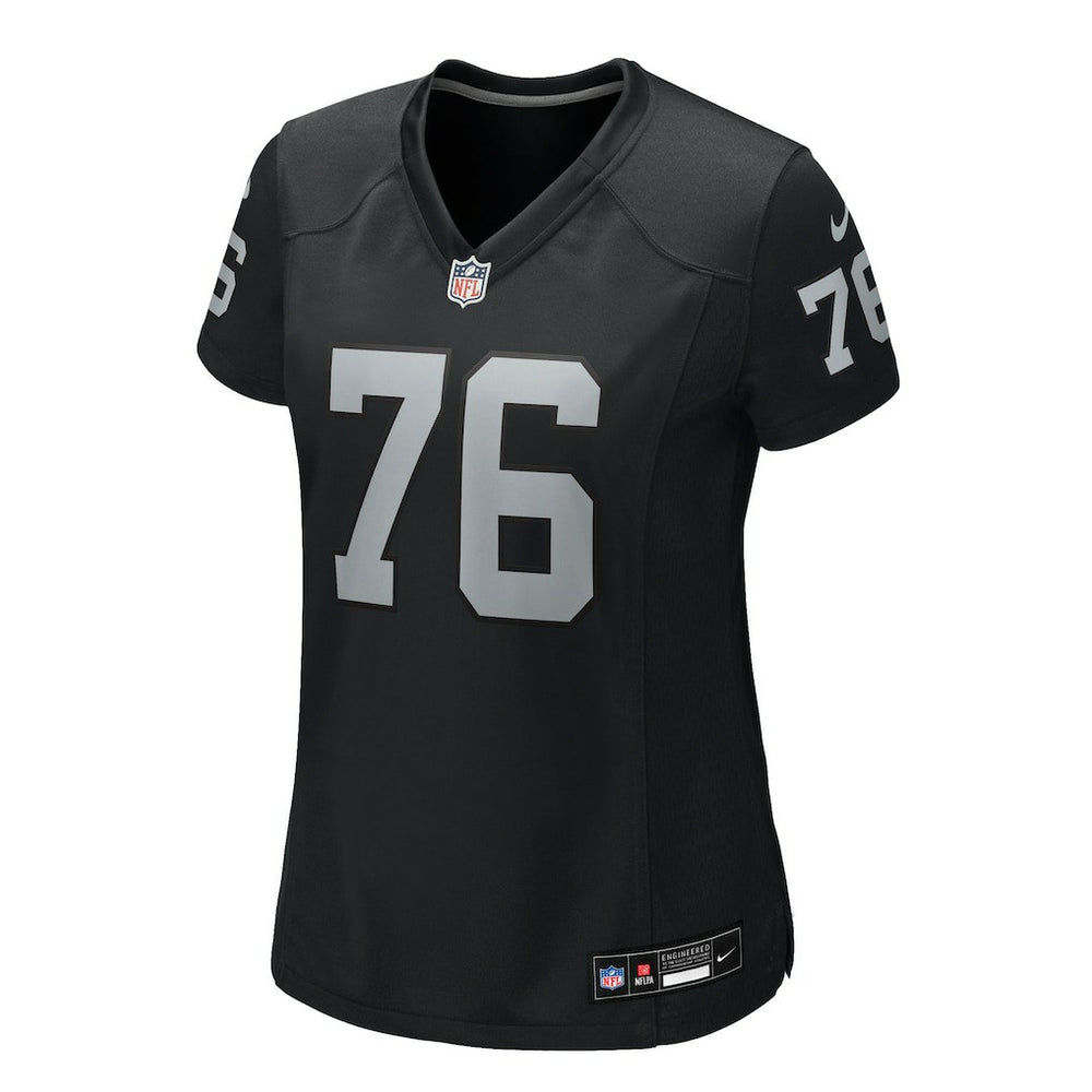 Nike Caleb Rogers Las Vegas Raiders Women's Team Game Jersey Black
