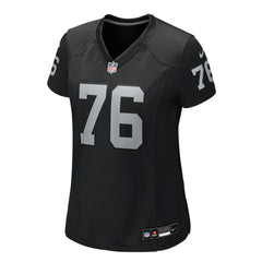 Nike Caleb Rogers Las Vegas Raiders Women's Team Game Jersey Black