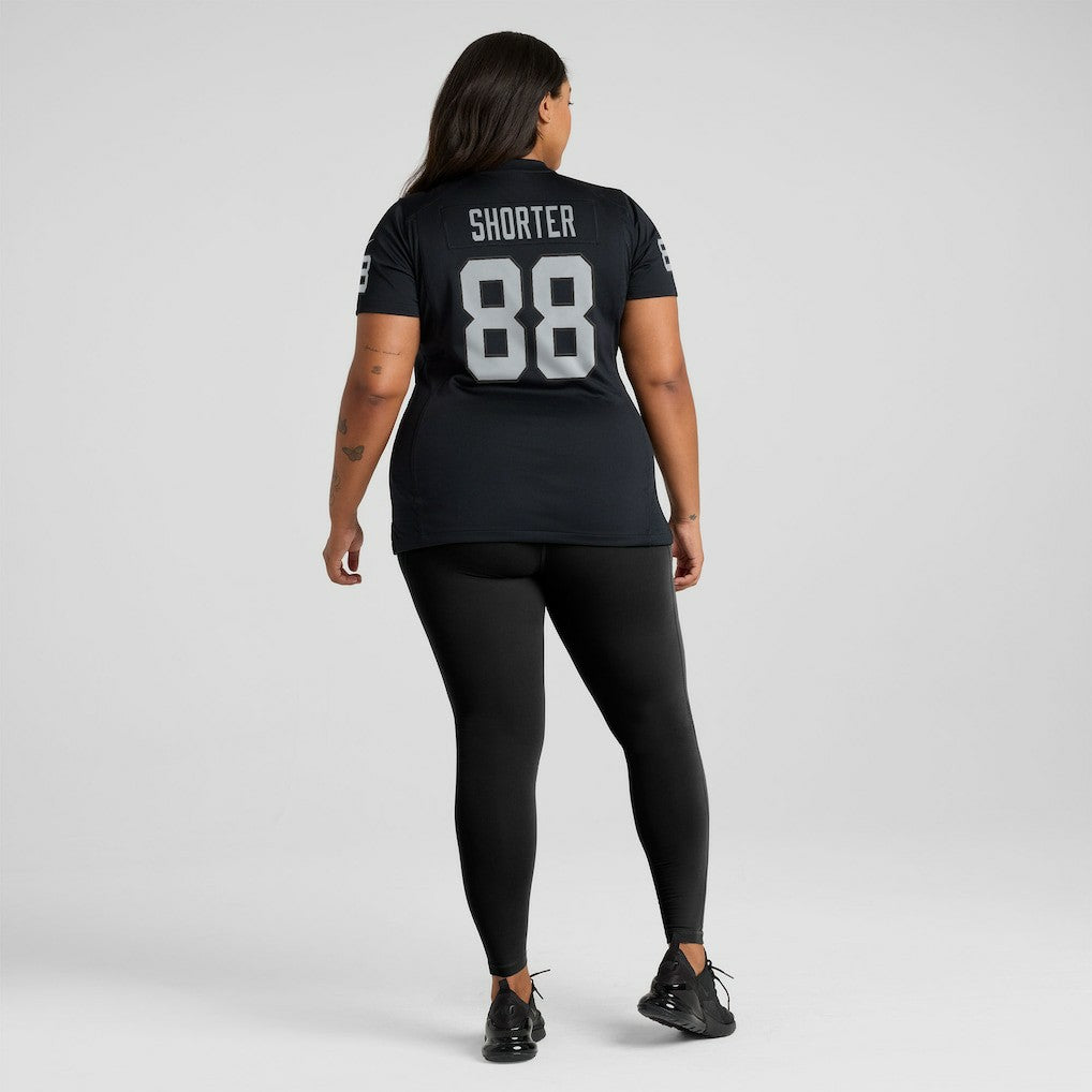 Nike Justin Shorter Las Vegas Raiders Women's Team Game Jersey Black