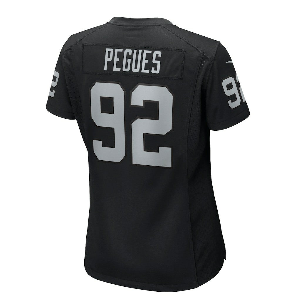 Nike JJ Pegues Las Vegas Raiders Women's Team Game Jersey Black