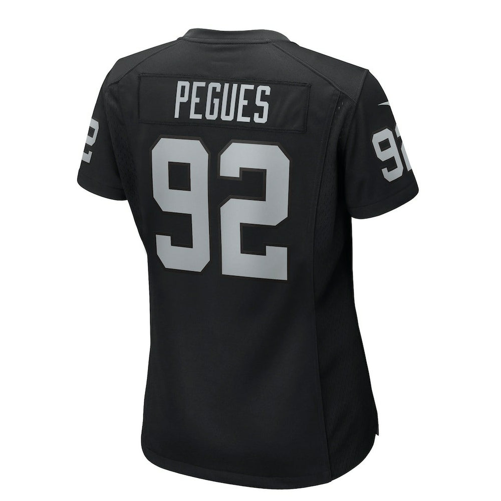 Nike JJ Pegues Las Vegas Raiders Women's Team Game Jersey Black