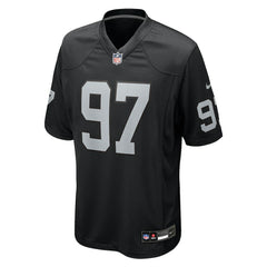 Nike Tonka Hemingway Las Vegas Raiders Team Game Jersey Black
