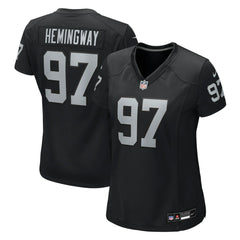 Nike Tonka Hemingway Las Vegas Raiders Women's Team Game Jersey Black