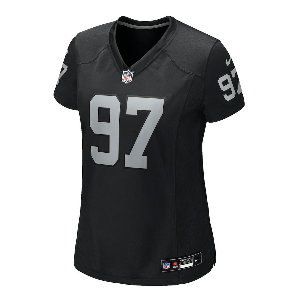 Nike Tonka Hemingway Las Vegas Raiders Women's Team Game Jersey Black