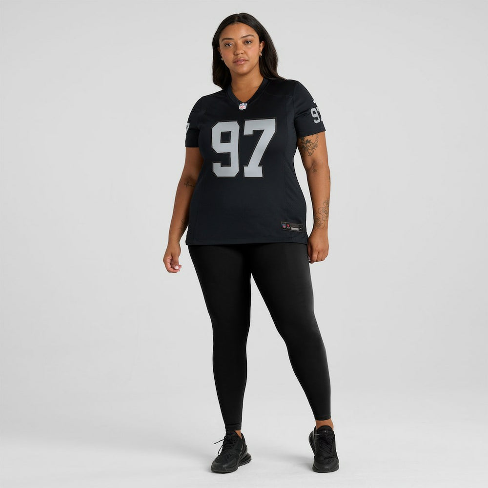 Nike Tonka Hemingway Las Vegas Raiders Women's Team Game Jersey Black