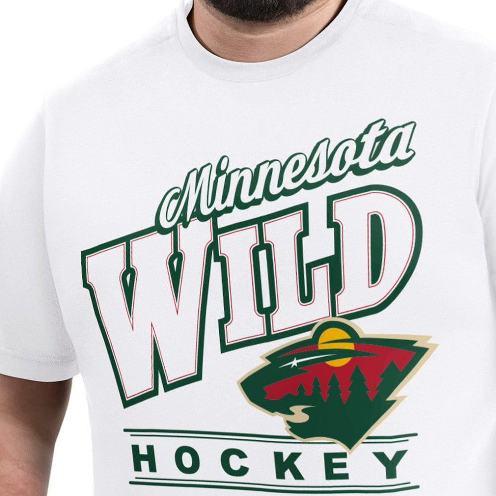 Minnesota Wild G-III Sports by Carl Banks Adaptive Headliner T-Shirt - White - NHL 203480330