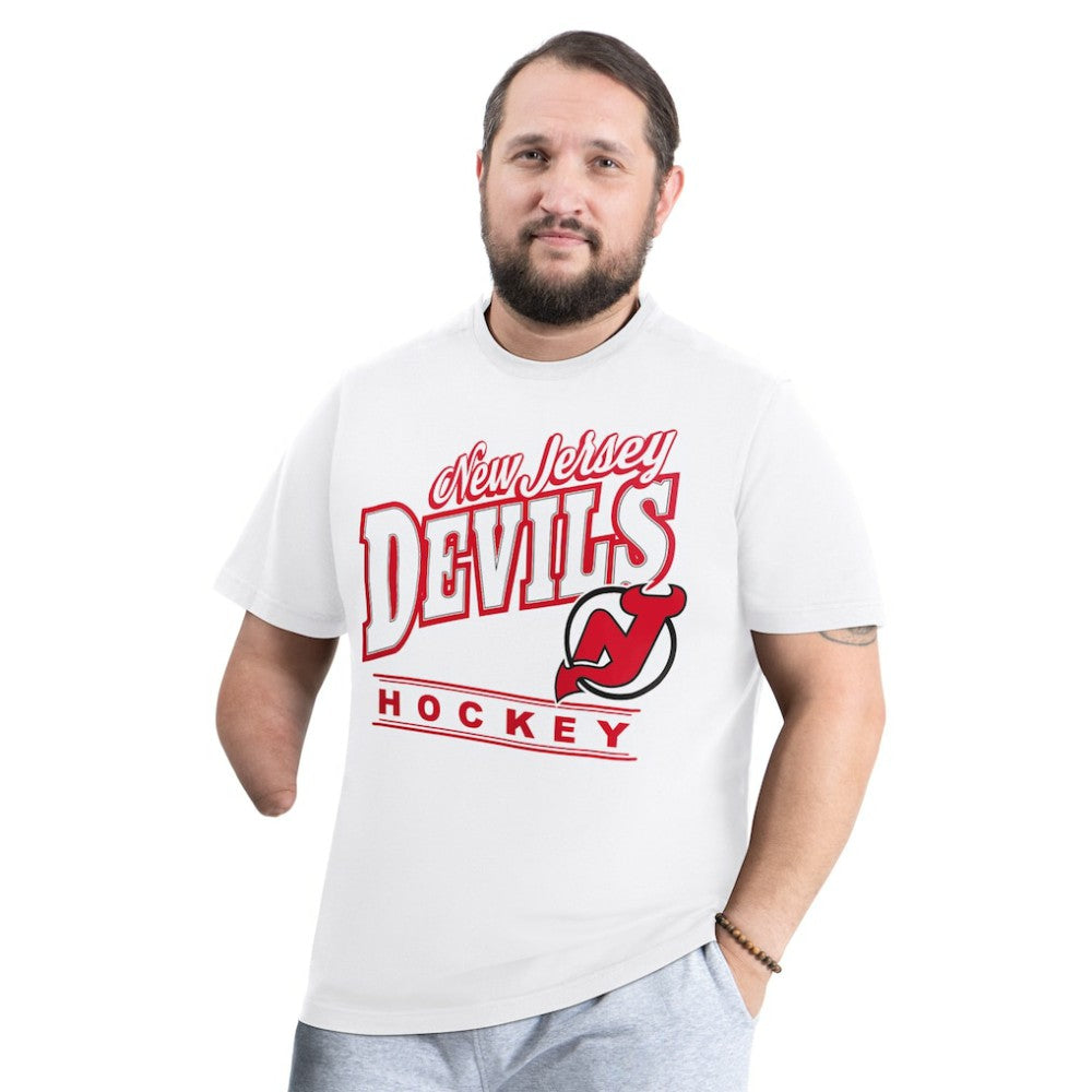 New Jersey Devils G-III Sports by Carl Banks Adaptive Headliner T-Shirt - White - NHL 203480331