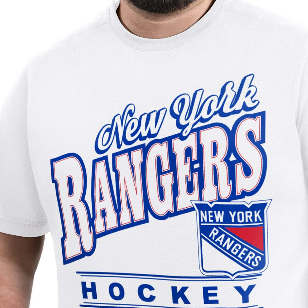 New York Rangers G-III Sports by Carl Banks Adaptive Headliner T-Shirt - White - NHL 203480332