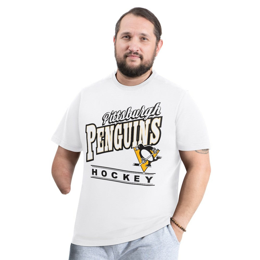 Pittsburgh Penguins G-III Sports by Carl Banks Adaptive Headliner T-Shirt - White - NHL 203480335