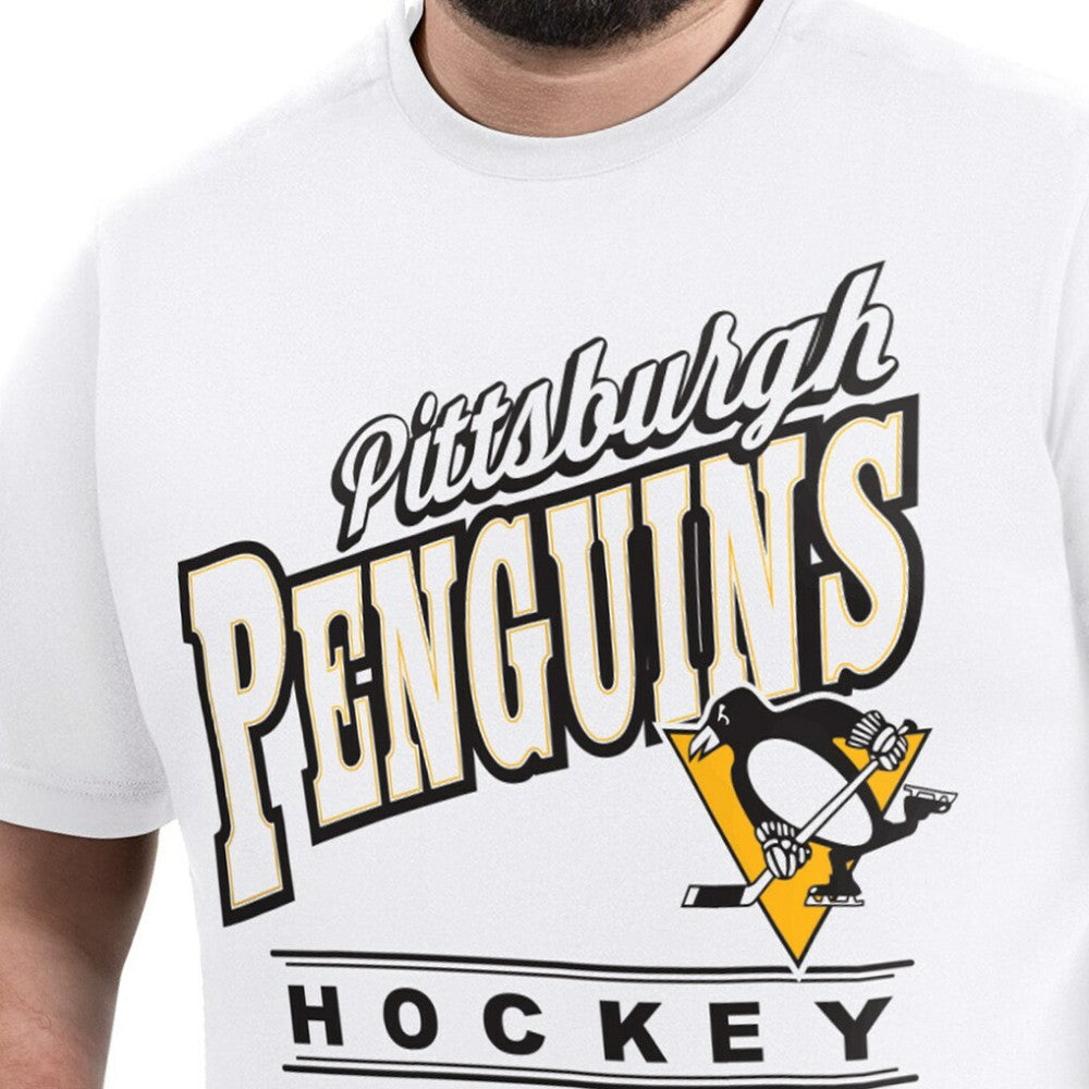 Pittsburgh Penguins G-III Sports by Carl Banks Adaptive Headliner T-Shirt - White - NHL 203480335