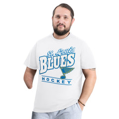 St. Louis Blues G-III Sports by Carl Banks Adaptive Headliner T-Shirt - White - NHL 203480338