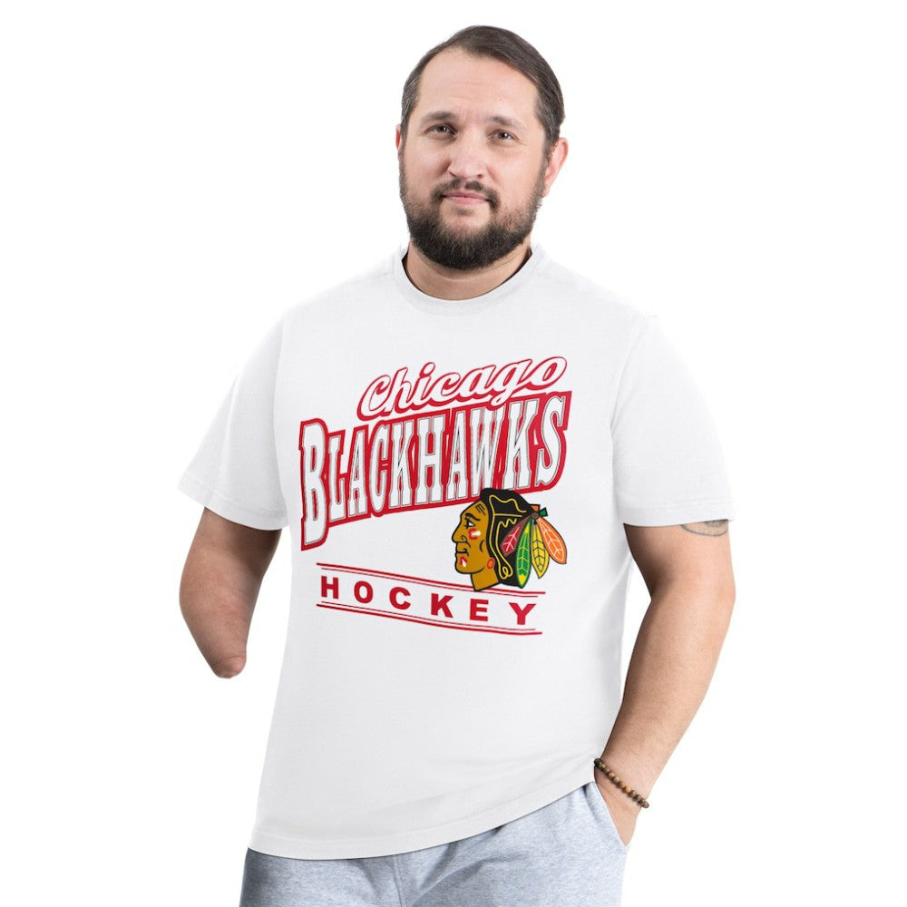 Chicago Blackhawks G-III Sports by Carl Banks Adaptive Headliner T-Shirt - White - NHL 203480339