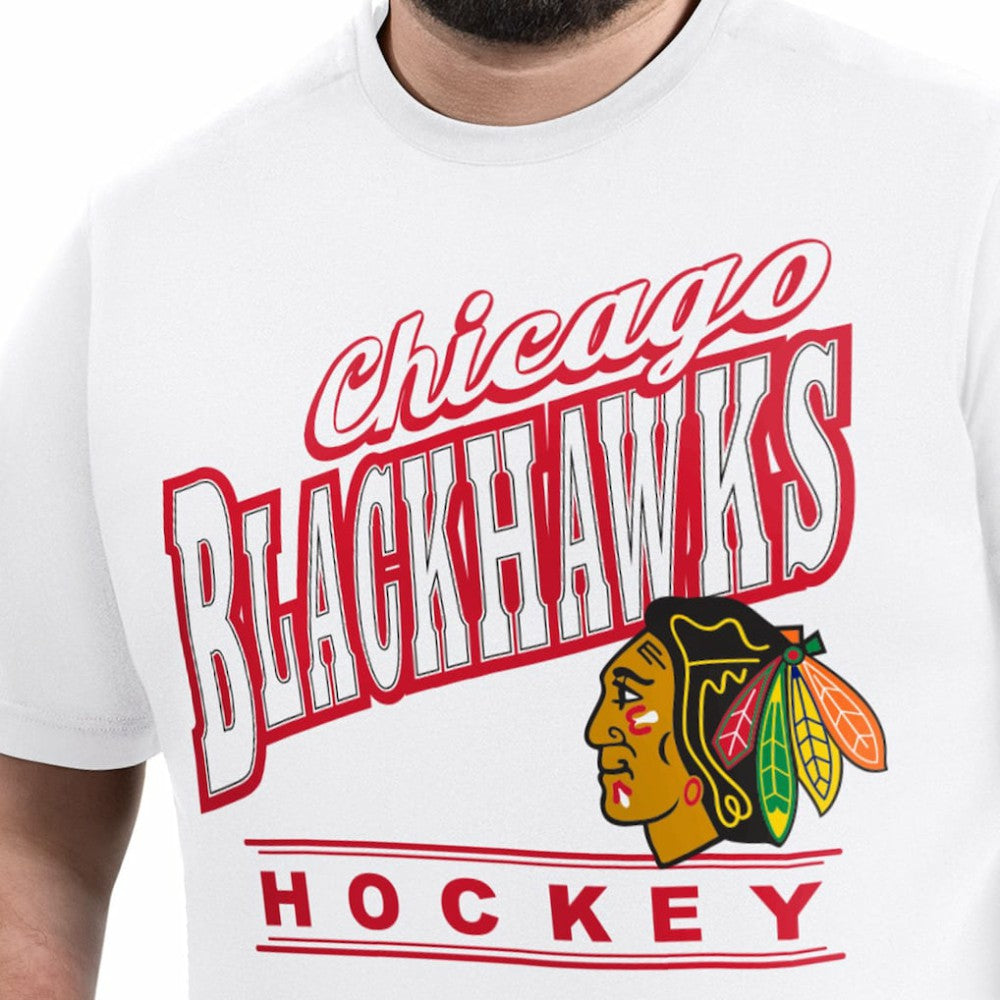 Chicago Blackhawks G-III Sports by Carl Banks Adaptive Headliner T-Shirt - White - NHL 203480339