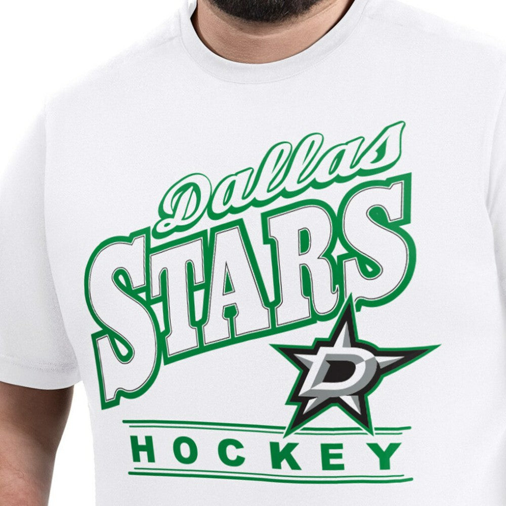 Dallas Stars G-III Sports by Carl Banks Adaptive Headliner T-Shirt - White - NHL 203480342