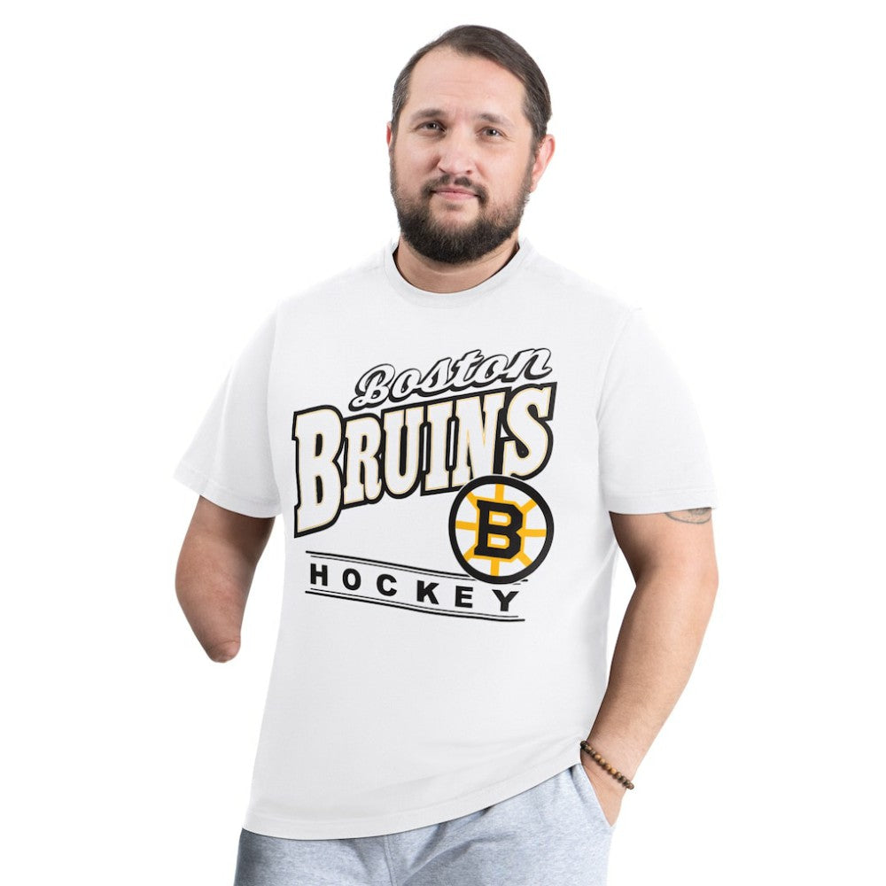 Boston Bruins G-III Sports by Carl Banks Adaptive Headliner T-Shirt - White - NHL 203480344