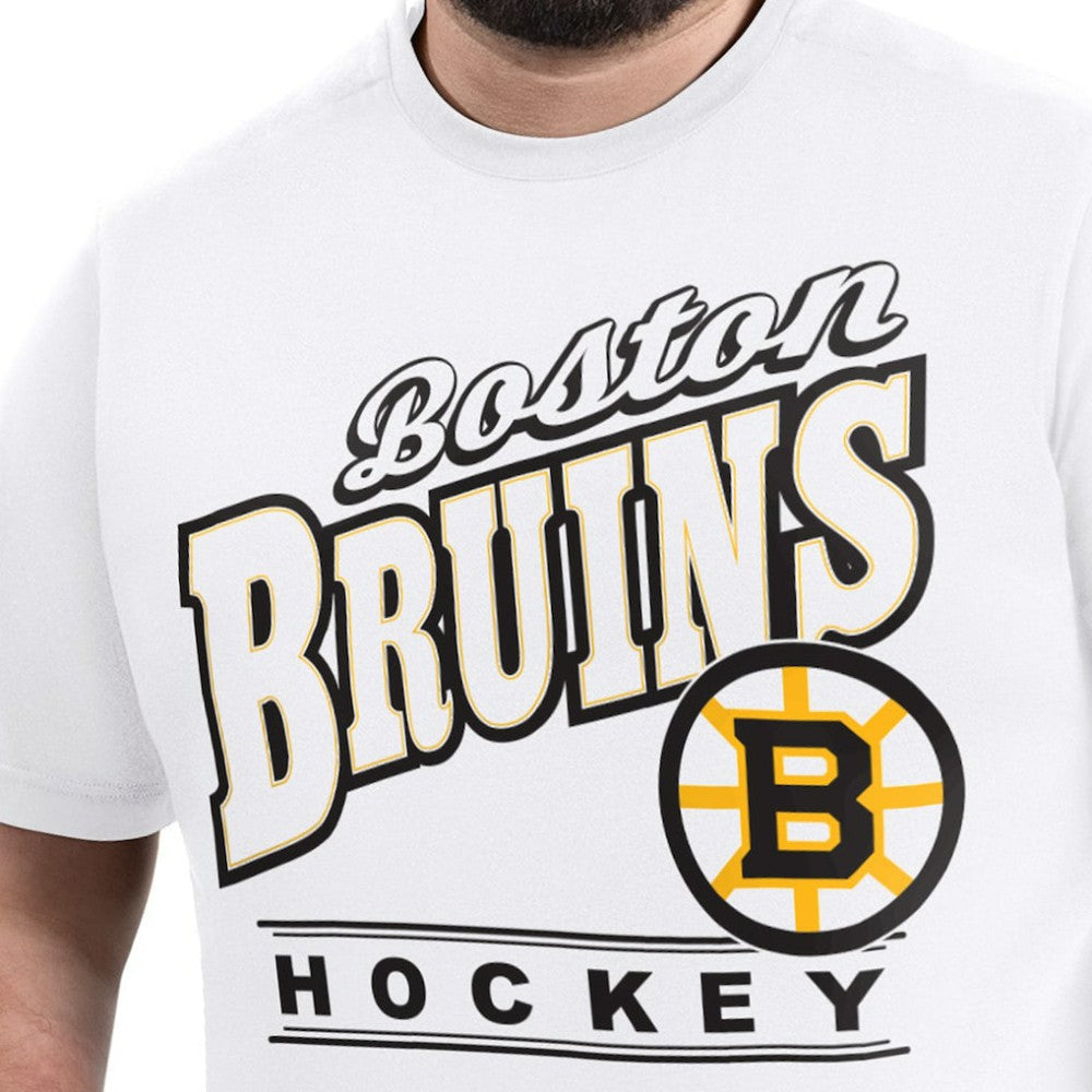 Boston Bruins G-III Sports by Carl Banks Adaptive Headliner T-Shirt - White - NHL 203480344