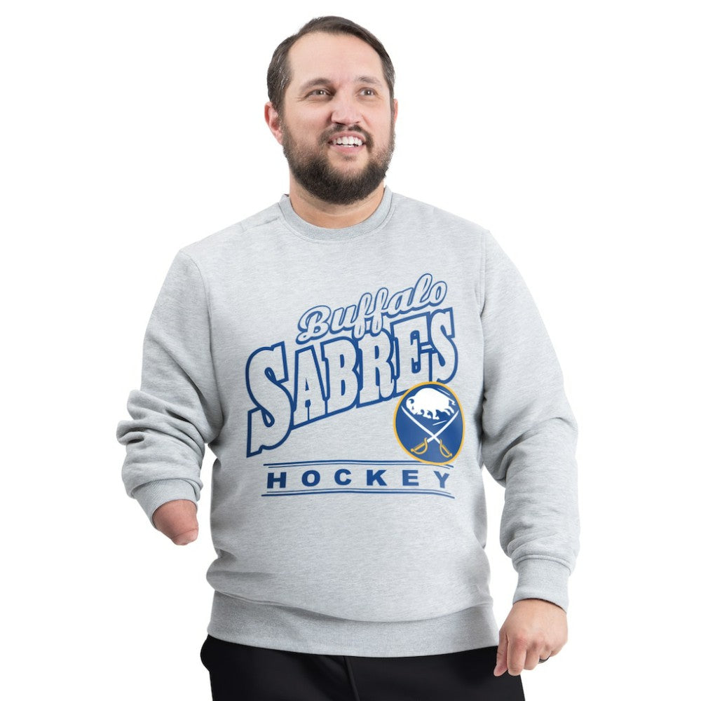 Buffalo Sabres G-III Sports by Carl Banks Adaptive Headliner Fleece Sweatshirt - Gray - NHL 203480350