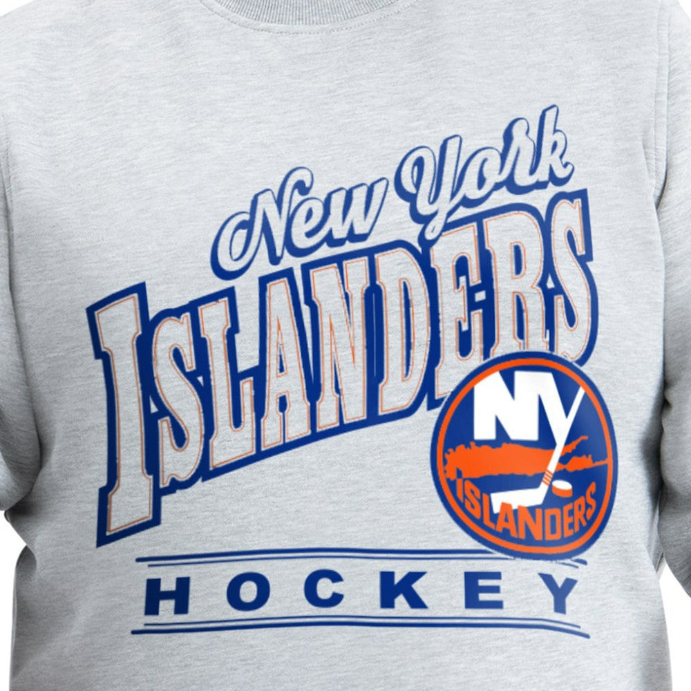 New York Islanders G-III Sports by Carl Banks Adaptive Headliner Fleece Sweatshirt - Gray - NHL 203480352