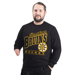 Boston Bruins G-III Sports by Carl Banks Adaptive Headliner Fleece Sweatshirt - Black - NHL 203480355
