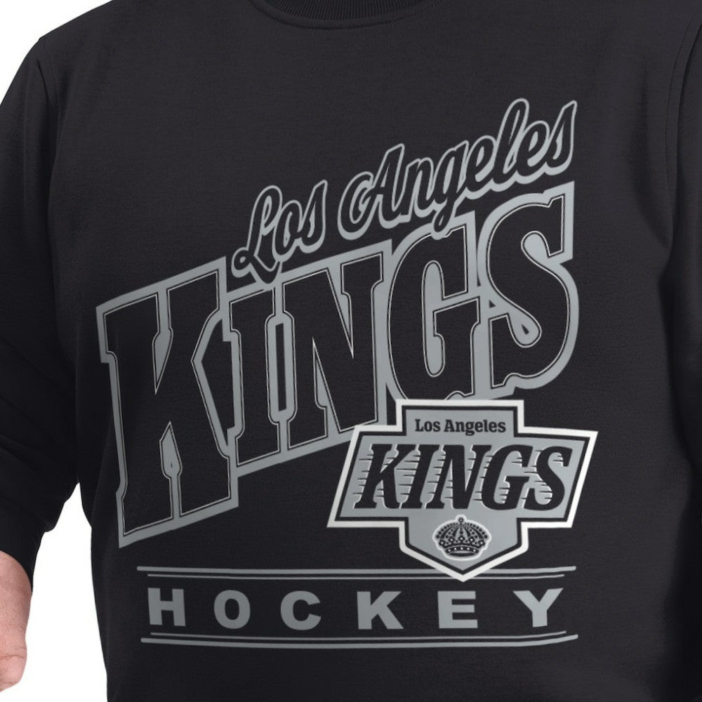 Los Angeles Kings G-III Sports by Carl Banks Adaptive Headliner Fleece Sweatshirt - Black - NHL 203480361