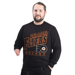 Philadelphia Flyers G-III Sports by Carl Banks Adaptive Headliner Fleece Sweatshirt - Black - NHL 203480364
