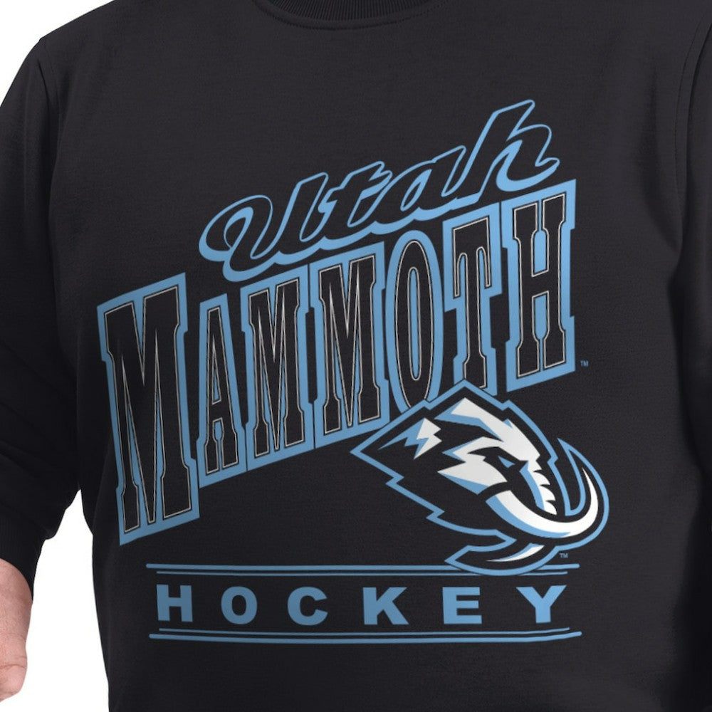 Utah Mammoth G-III Sports by Carl Banks Adaptive Headliner Fleece Sweatshirt - Black - NHL 203480365