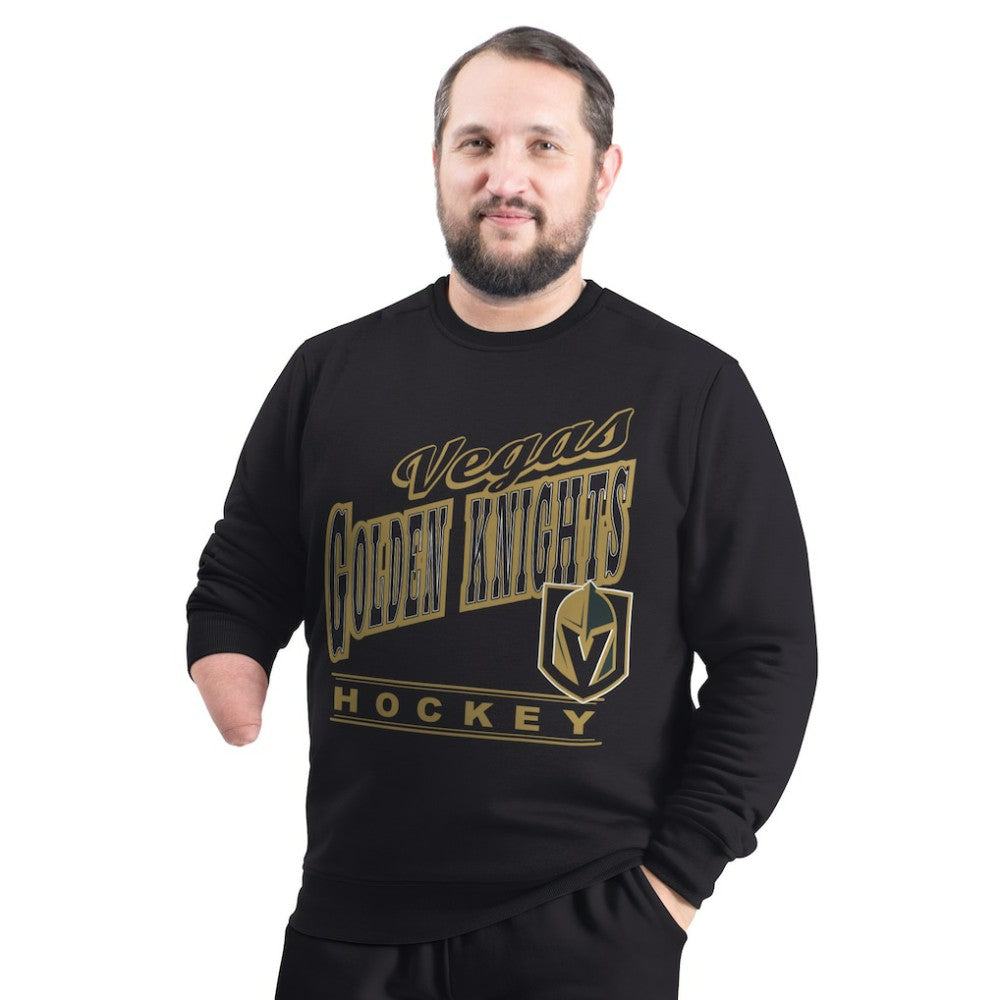 Vegas Golden Knights G-III Sports by Carl Banks Adaptive Headliner Fleece Sweatshirt - Black - NHL 203480369