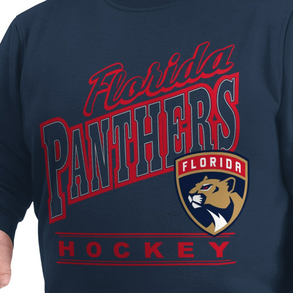 Florida Panthers G-III Sports by Carl Banks Adaptive Headliner Fleece Sweatshirt - Navy - NHL 203480372