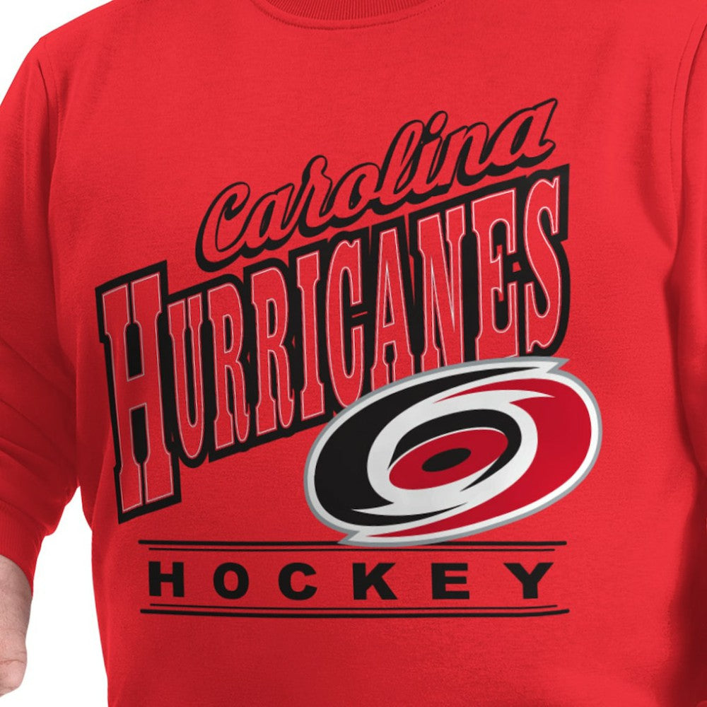 Carolina Hurricanes G-III Sports by Carl Banks Adaptive Headliner Fleece Sweatshirt - Red - NHL 203480380