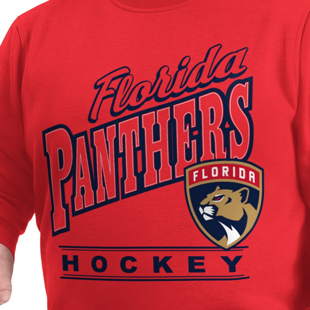 Florida Panthers G-III Sports by Carl Banks Adaptive Headliner Fleece Sweatshirt - Red - NHL 203480384